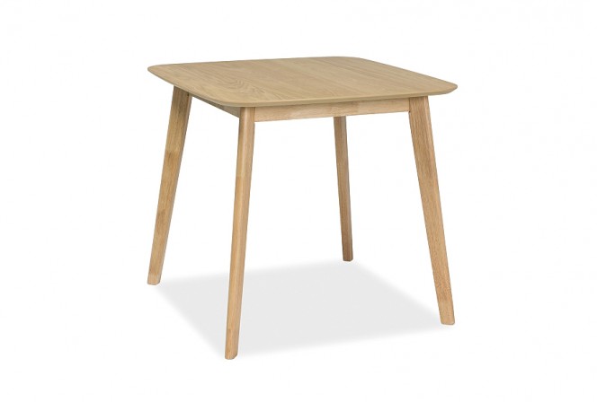 BIELLA - Härligt matbord med vacker träfanér 80 cm