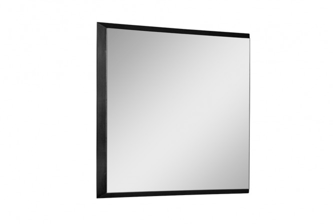 Modern mirror in a black frame 53 x 53 cm
