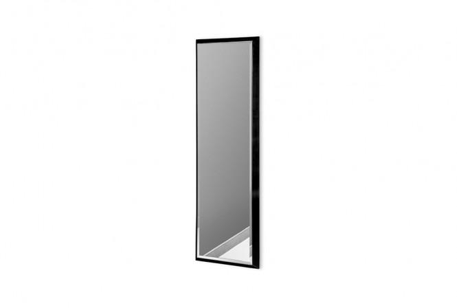 Modern mirror in a black frame 23 x 83 cm