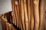 LEVA - Handgjord golvlampa i massivt trä 149 cm