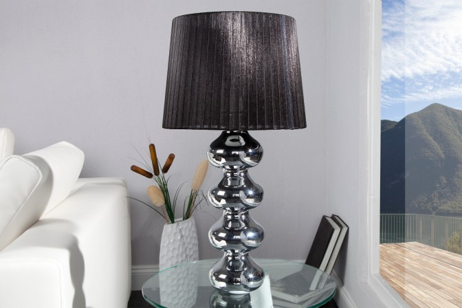 LEIA - bordslampa i svart