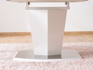 Houston table white mat