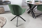 Rotating chair Papillon dark green