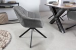 Rotating chair Papillon dark gray