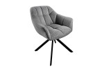 Rotating chair Papillon dark gray