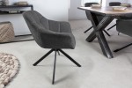 Chair Papillon anthracite rotatable