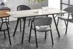 BALROG 2 extendable table top - light gray, legs - black