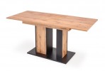 DOLOMIT extending table oak wotan - black