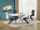 SCOTT - modern stol ECO-läder svart/vit