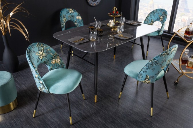 Design chair Boutique turquoise