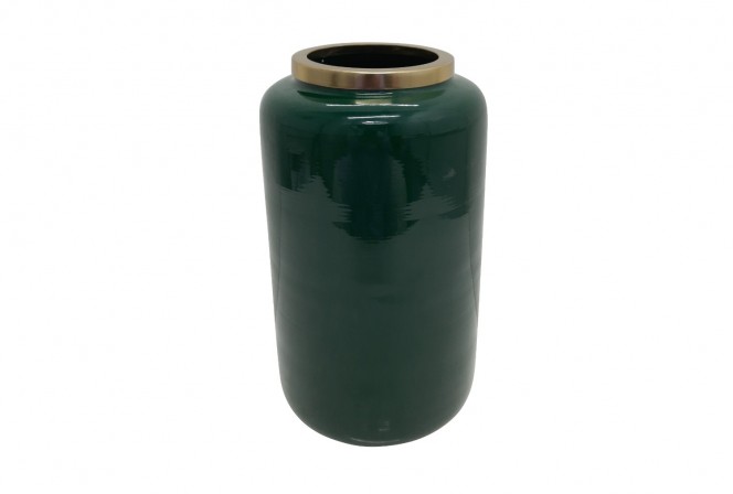 Vase Abstact 27m green