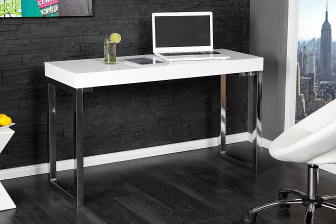 Laptoptisch White Desk 120x40cm weiss