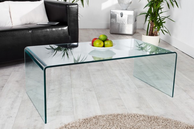 OPAQUE - bord i härdat glas 110 cm